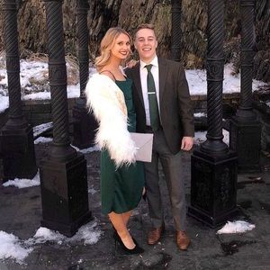 Lulus satin midi dress